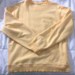Brandy Melville Yellow “Honey” Pull over